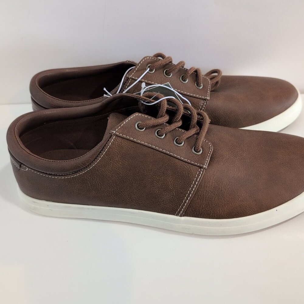 NWT Goodfellow & Co Men's Brown/Rome Sneakers 12 Ultimate Comfort Casual - Picture 4 of 5